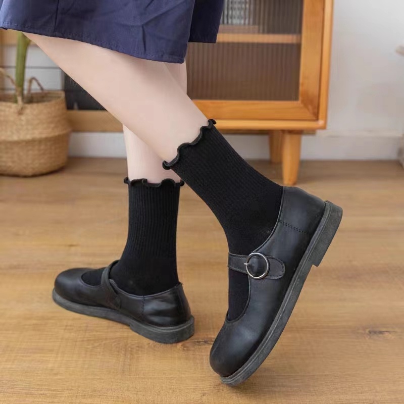 Irislove Vớ Dài Đến Giữa Bắp Chân Mỏng Nhẹ Thoải Mái Thoáng Khí Thoải Mái Phong Cách Lolita Dễ Thương Cho Nữ