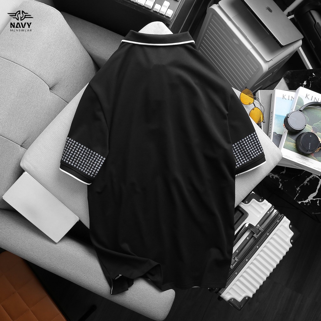 BIGSIZE NAM 80-140KG ÁO POLO HỌA TIẾT Ô VUÔNG 2BIG NAVY STAR