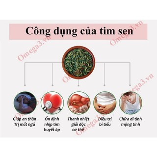 [Giá hủy diệt] 100g Tâm sen khô ( tim sen khô )