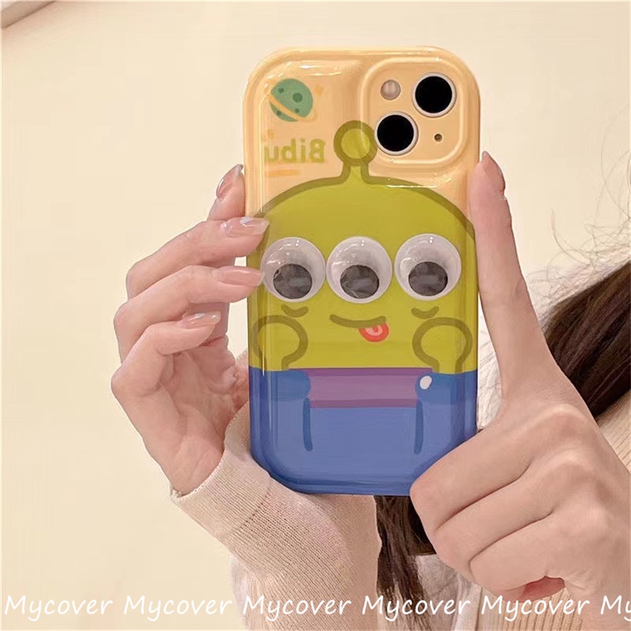 Ốp Điện Thoại Silicon Họa Tiết Gấu / Người Ngoài Hành Tinh Cho iPhone 14 13 12 11 Pro Max X Xr Xs 8 7 6 Plus SE 2020