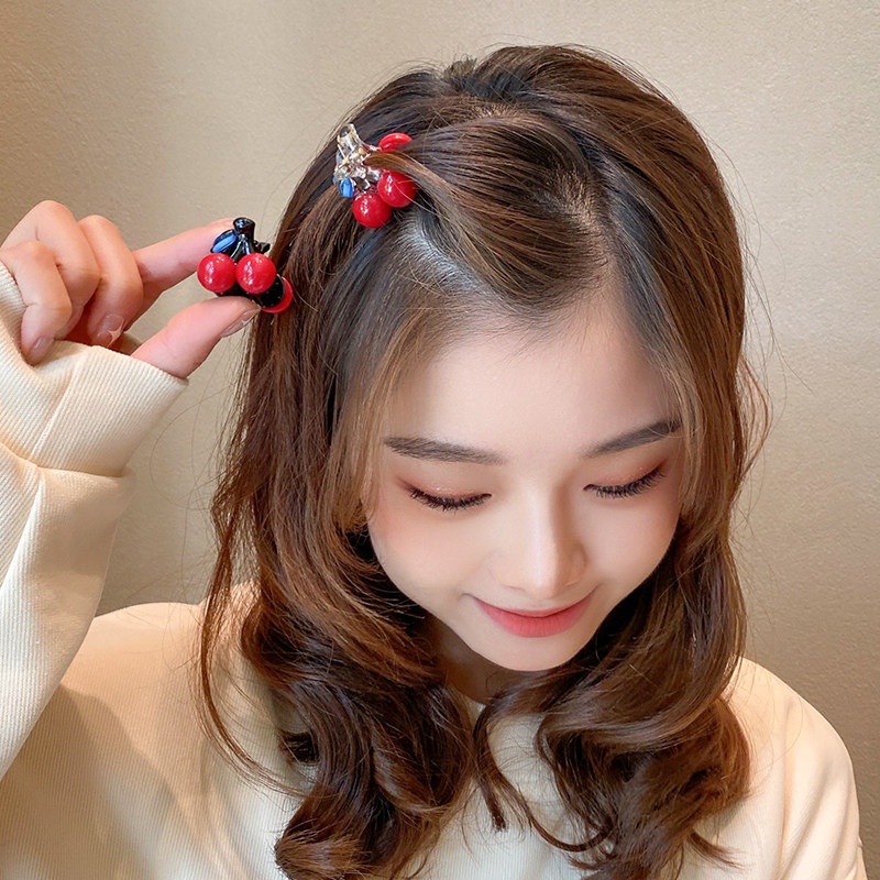 Kẹp Tóc Càng Cua Dễ Thương Quả Anh Đào Phụ Kiện Thời Trang Cho Nữ AB277
