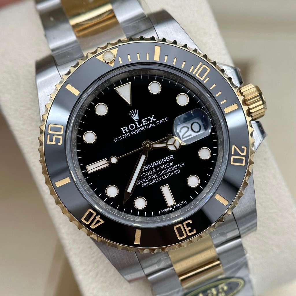 ĐỒNG HỒ NAM Rolex Submariner BLack CLEAN 3135 DM - Máy ETA THỤY SĨ- THÉP 904L- CHỐNG NƯỚC- BẢO HÀNH 36 THÁNG