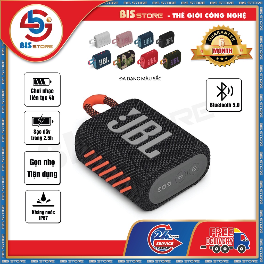 Loa Bluetooth JBL Go3 - Nhiều Màu,Bass Hay - Bảo Hành 06 Tháng
