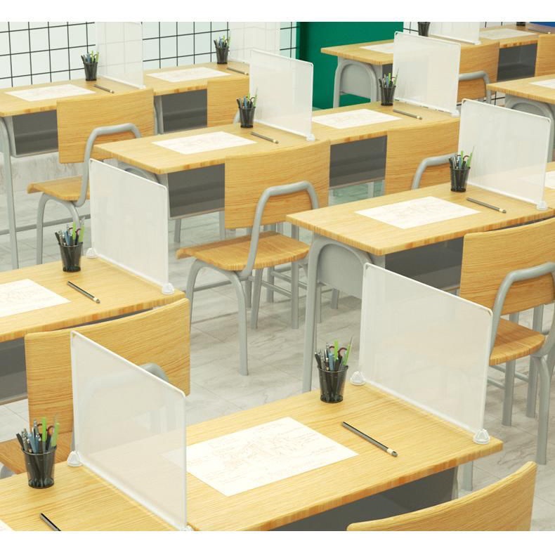 Office Desktop Baffle Anti-Droplet Table Partition Sunshade Screen Student Desk Exam Transport Board