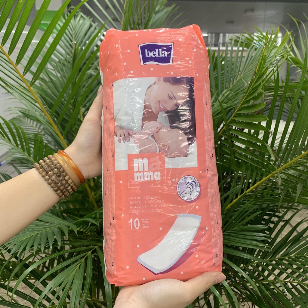 Bỉm cao cấp BELLA nhập khẩu Pháp 10 miếng cho mẹ bầu thoáng mát, thấm hút, chống tràn