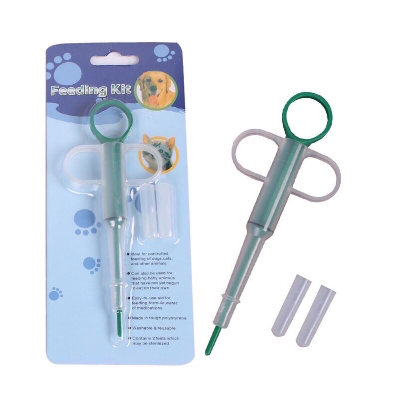 Dụng Cụ Bơm Thuốc Cho Chó Mèo Uống Dễ Dàng