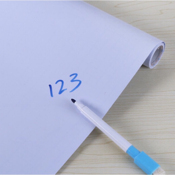 ( HỎA TỐC ) Decal Bảng trắng viết bằng bút lông xóa được ( nhiều size ) tiện dụng