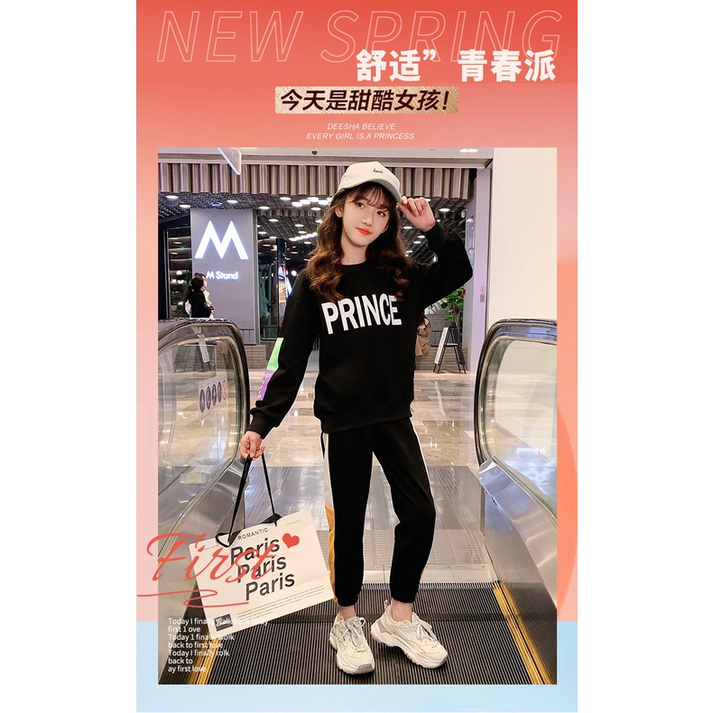 Set bộ quần áo thu đông cho bé gái 4-14 tuổi mẫu Dream. MA80