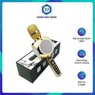 Micro karaoke bluetooth không dây cầm tay chất lượng YS90 BH 06 tháng - Thành Phát Smart
