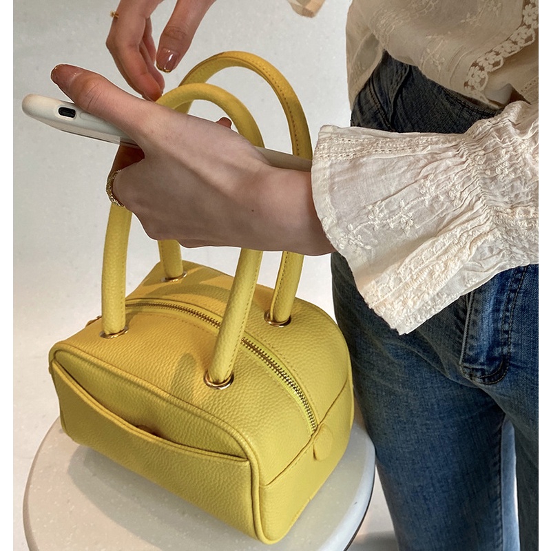 Túi Xách Họa Tiết Trái Vải Thời Trang Mùa Hè Hàn Quốc Cho Nữ