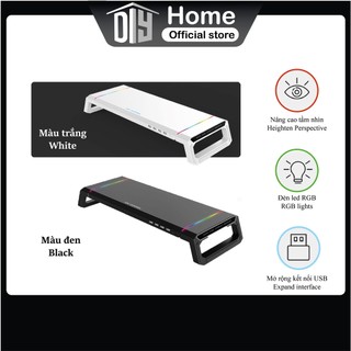 Bàn kê màn hình máy tính - laptop - đa chức năng led rgb