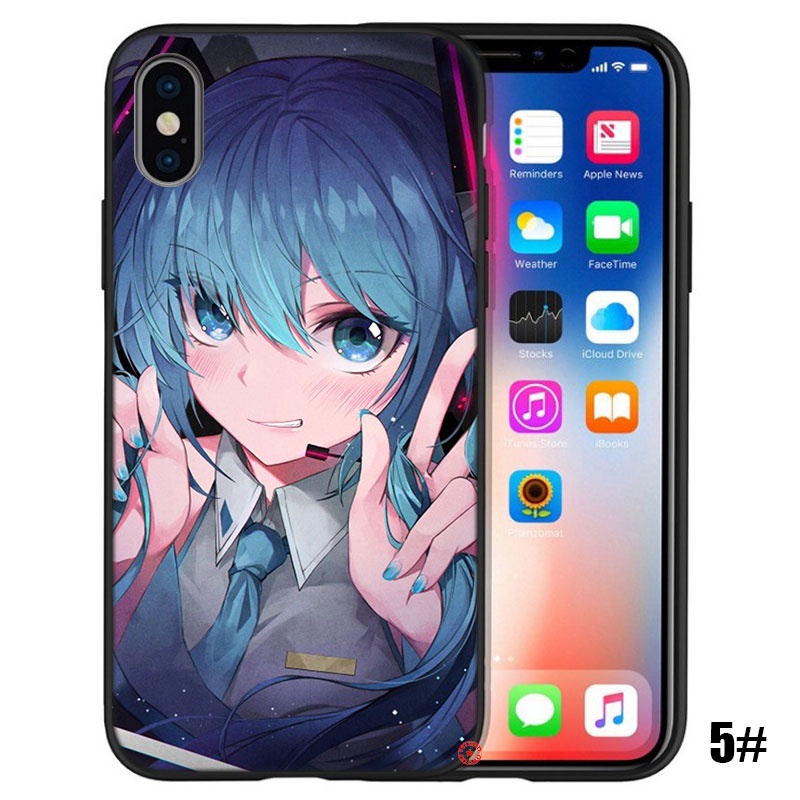 Ốp Điện Thoại Hình Hatsune Miku Cho iPhone SE XR 5 5s 6 6s 7 8 Plus 11 Pro Max RR60
