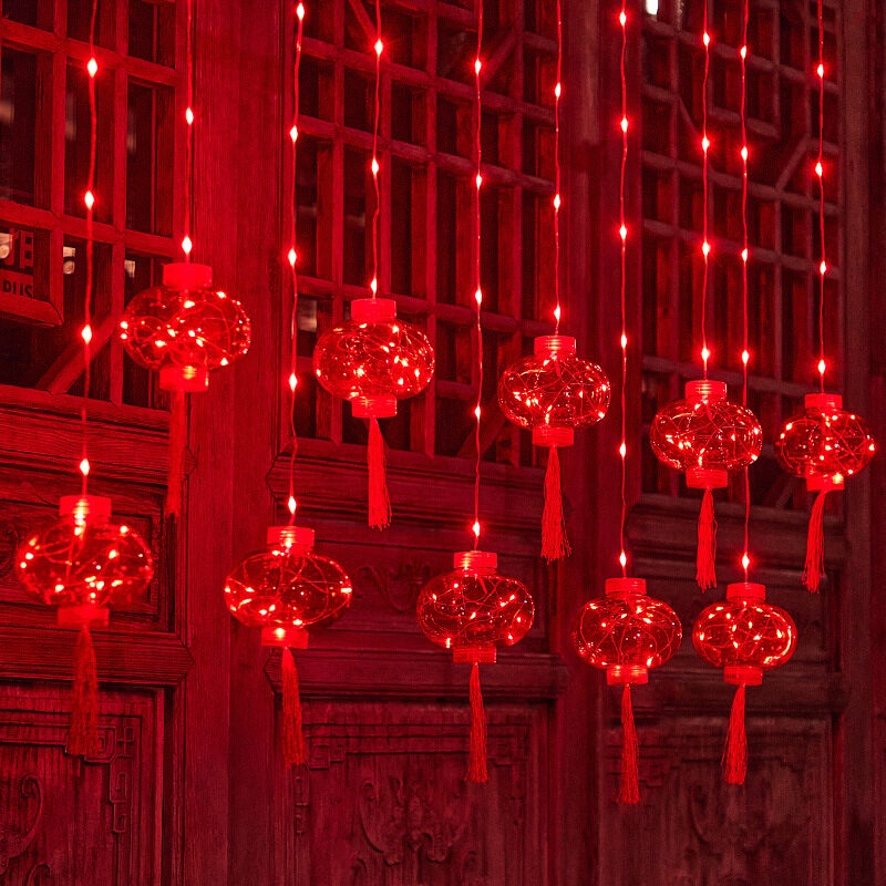 Dây Đèn Led Trang Trí Năm Mới 2023 CNY 3x1m 2023 Phích Cắm US
