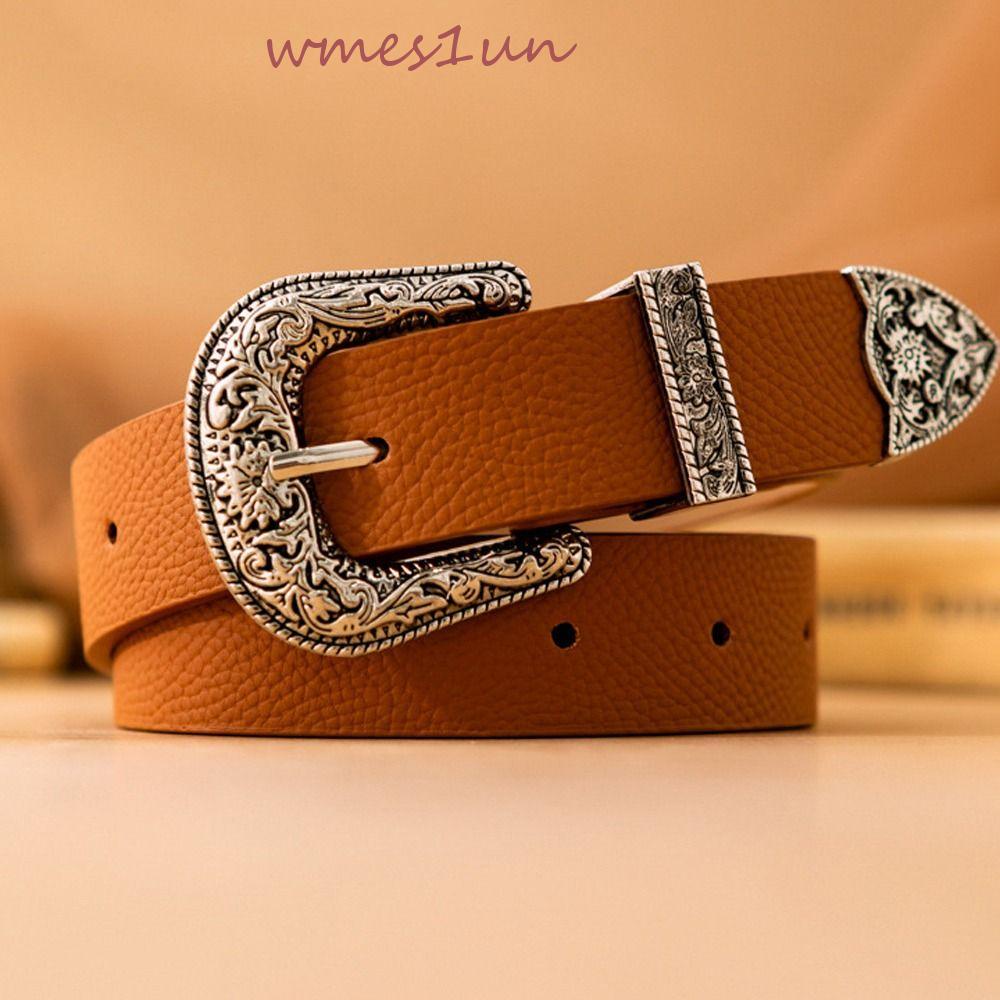 Thắt Lưng Mỏng Họa Tiết Hoa Vintage WMES15H Cho Nữ