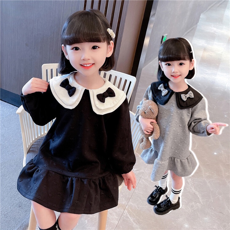 Máy Sản Xuất Fancy Maker Fancy Maker✨Đầm Công Chúa Vải Jacquard Phong Cách Mới Thời Trang Xuân Thu Dành Cho Bé Gái