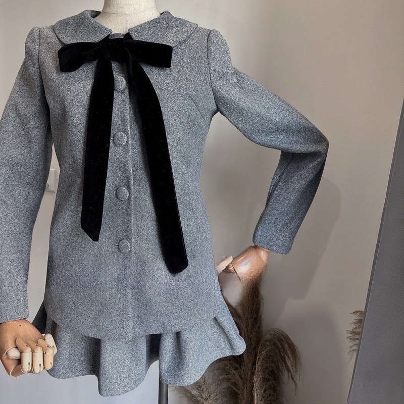 Set Dạ Nơ Mix Chân Váy MPB