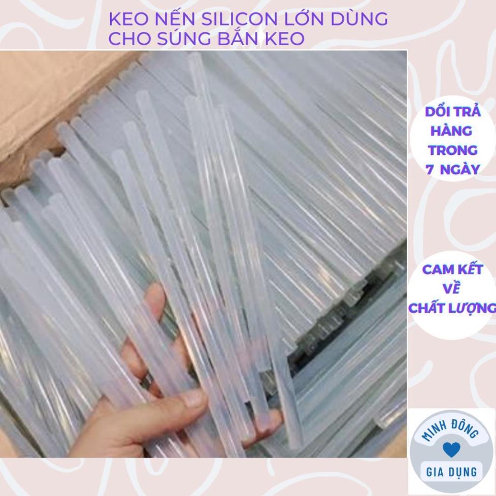 (CHÍNH HÃNG) Keo Nến Silicon nhỏ dài 25cm 1kg được 105 cây (sỉ giá đẹp )- Dùng Cho Súng Bắn Keo