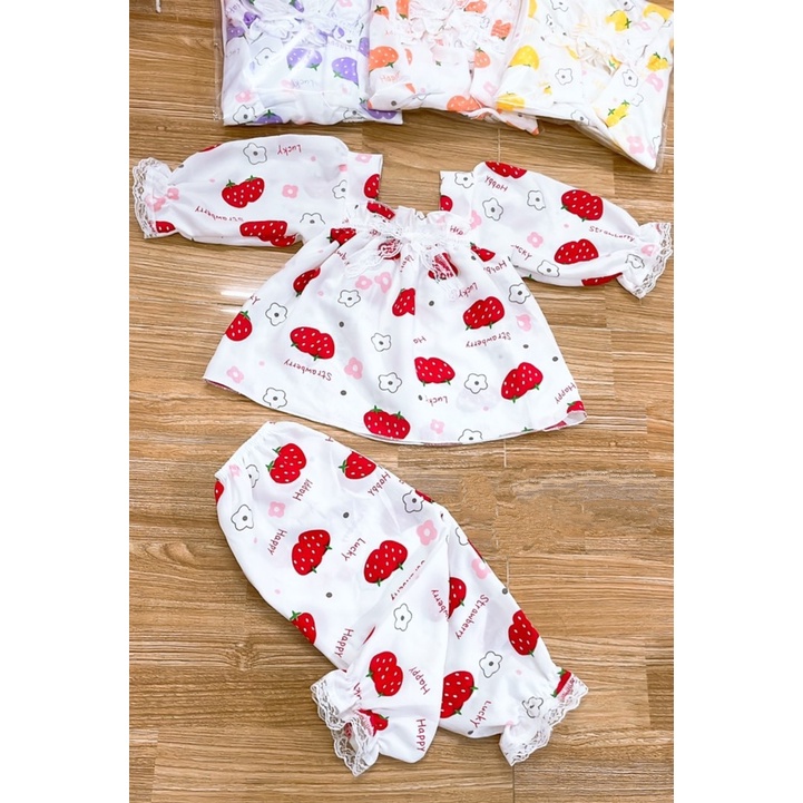 Bộ Tay Dài Tơ Xốp Bé (7-15kg) (giao màu ngẫu nhiên)