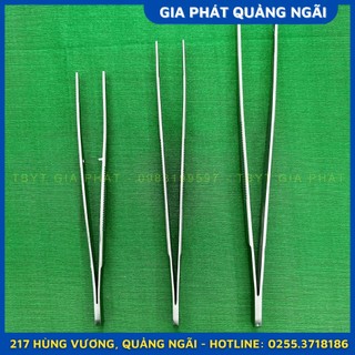 Kẹp phẫu tích không mấu nhíp nỉa 12-14-16cm inox pakistan
