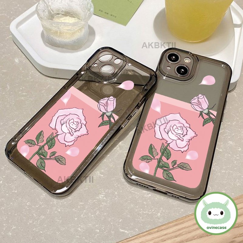 Ốp lưng iphoneỐp Điện Thoại Mềm Chống Sốc Họa Tiết Hoa Tulip Cho iPhone 11 Pro Max 13 12 11 14 Pro X XS XR XSMAX 7 Plus 8 Plus
