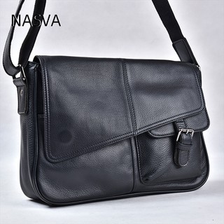 Nasva Túi Da Bò Đeo Chéo Sức Chứa Lớn Thời Trang Cho Nam