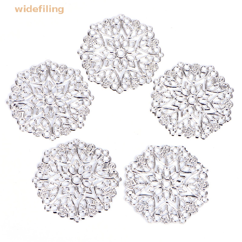 Bộ 50 Đầu Nối Bằng Đồng Hình Hoa Dùng Làm Trang Sức DIY