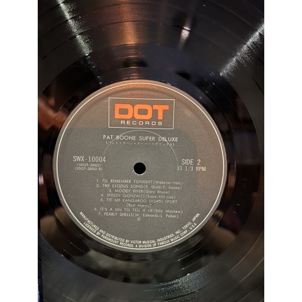 Đĩa than vinyl Jazz - PAT Boone