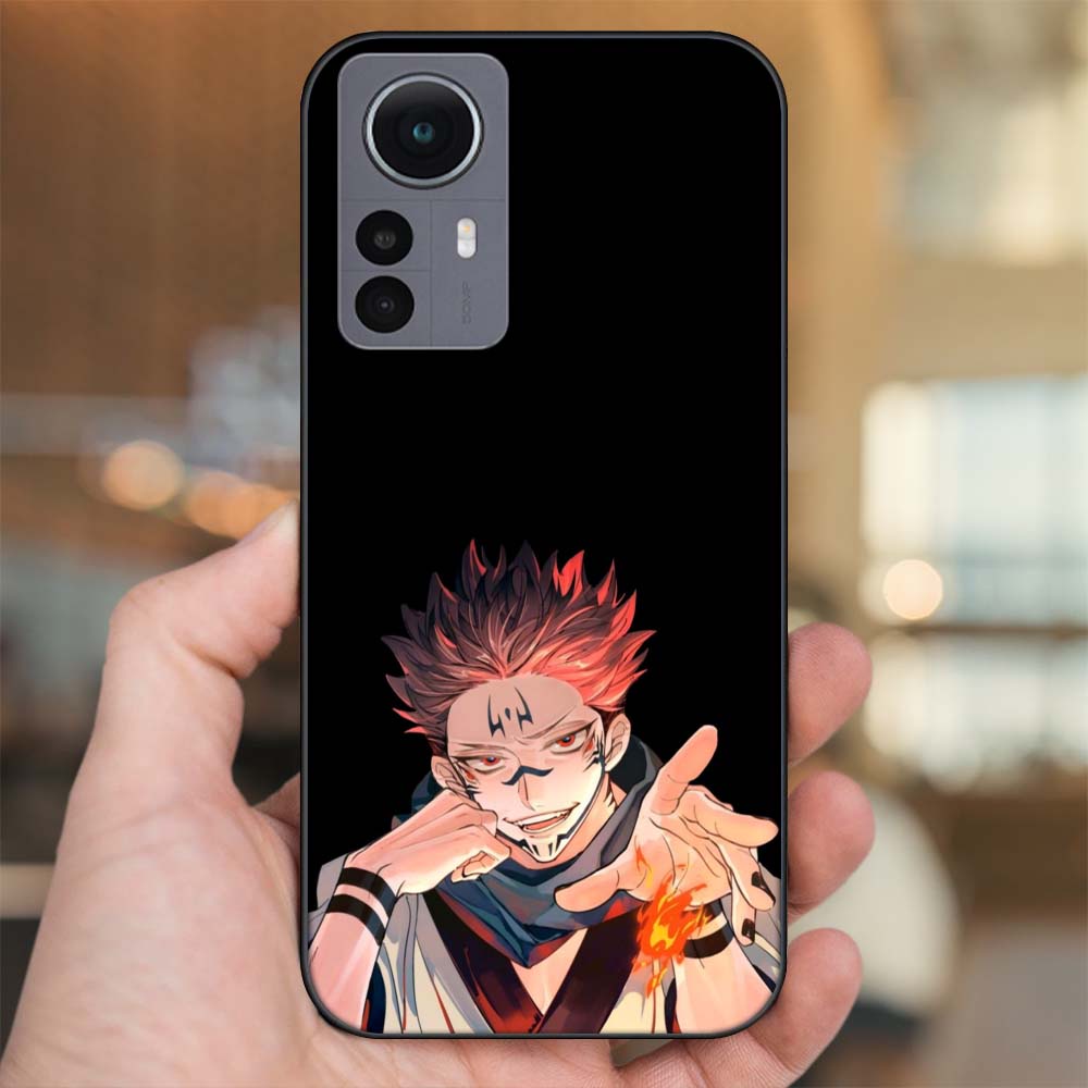 Ốp lưng Xiaomi 12 Pro 5G viền đen in hình Yuji Jujutsu Kaisen
