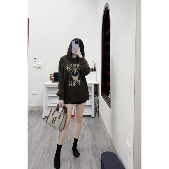 Áo Sweater Whoau gấu Steve