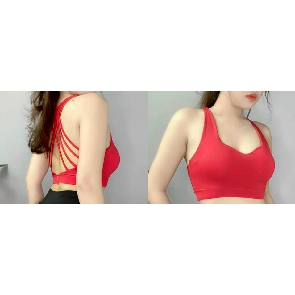 ÁO BRA THỂ THAO ĐAN NHỆN TẬP GYM, YOGA, AEROBIC...