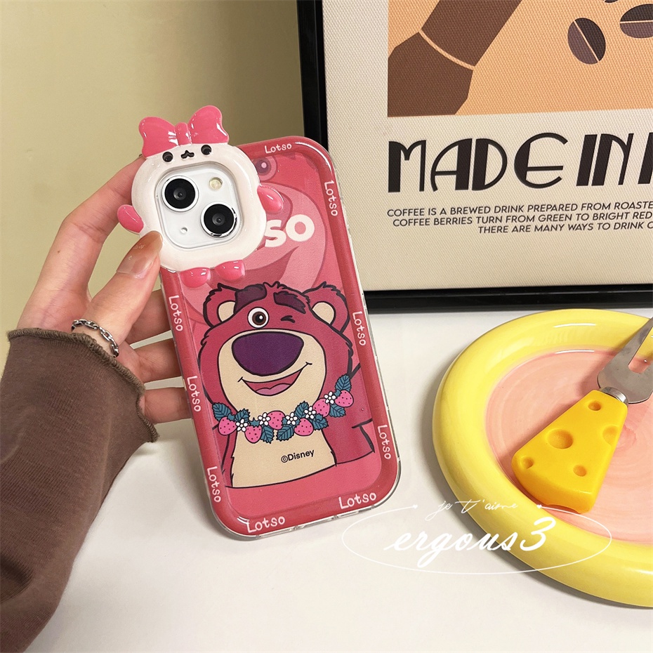 Ốp ĐiệN ThoạI HọA TiếT Lotso Cho iPhone 14 13 12 11 Pro Max Se 2020 X Xr Xs Max 7 8 Plus