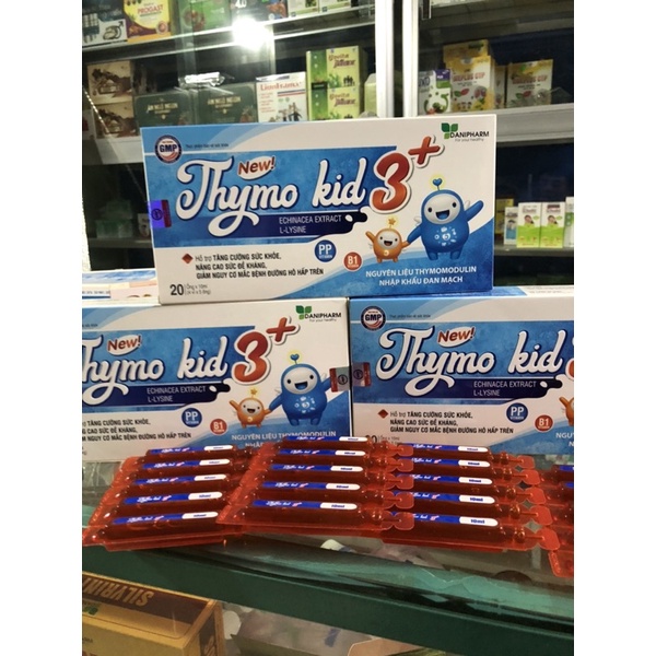 Thymo Kid giúp tăng cường sức đề kháng, bổ sung vitamin và kích thích tiêu hóa cho bé