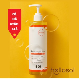 Sữa tắm loại bỏ da chết - giảm mụn lưng isoi pha body care wash 500ml
