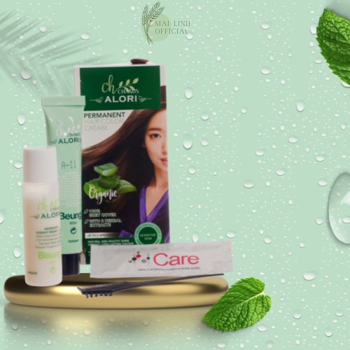 Thuốc Nhuộm Tóc Màu Thời Trang - Phủ Bạc, Thuốc Nhuộm Tóc Cá Nhân Tại Nhà ALORI 60ML 💖TẶNG GĂNG TAY + OXY TRỢ DƯỠNG💖