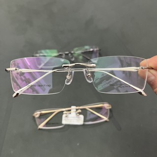 Gọng kính khoan không vành titanium nhật bản kt300