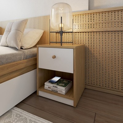 MORA, Táp đầu giường 1 ngăn kéo DRA_266, 38x67x48cm, Scandi Home