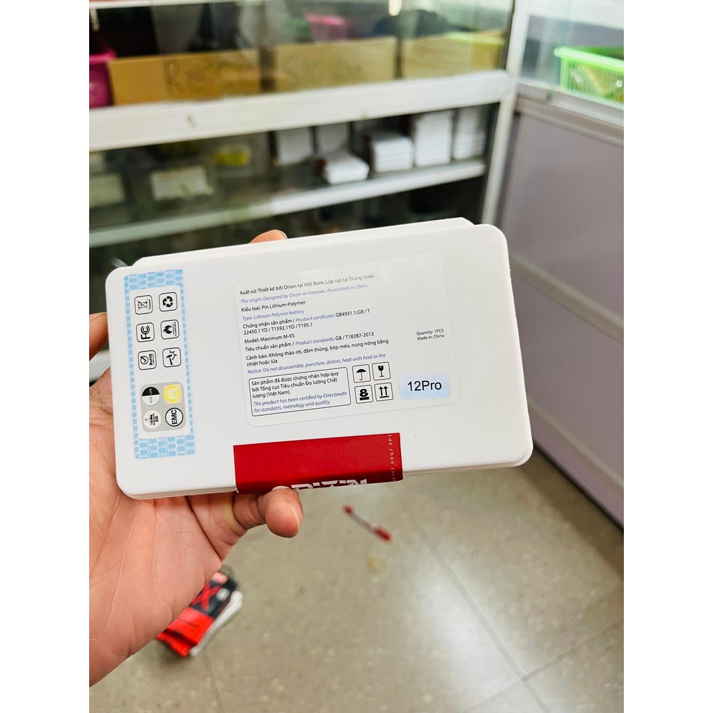 12prm dung lượng cao pin