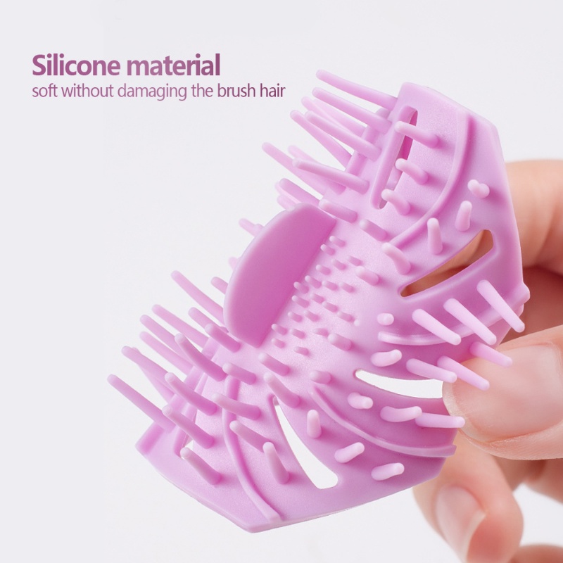 Dụng Cụ Vệ Sinh Cọ Trang Điểm Bằng Silicone Tiện Dụng