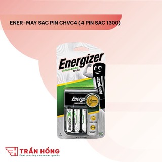 Bộ sạc Energizer Charger kèm 4 pin Ener AA 1300mAh, tự ngắt sạc