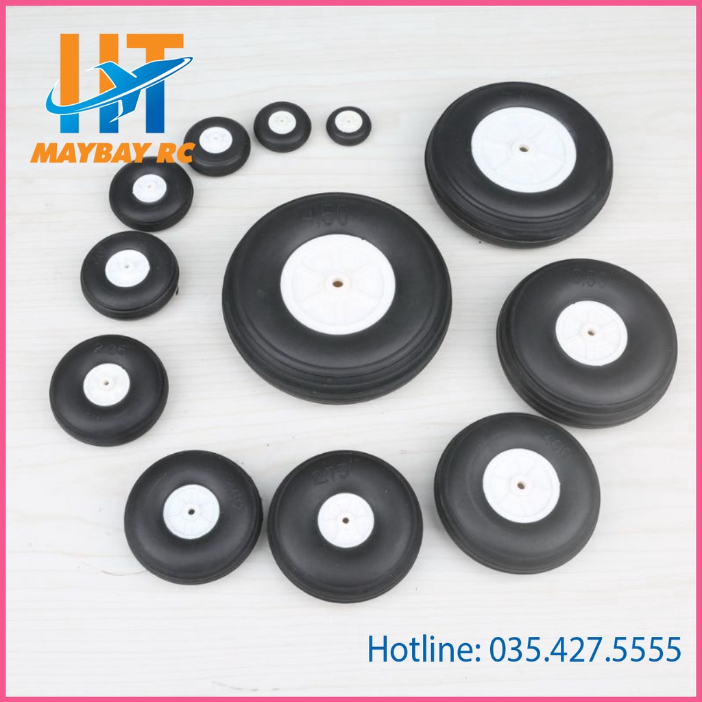 Bánh xe cỡ lớn lắp cho máy bay điều khiển