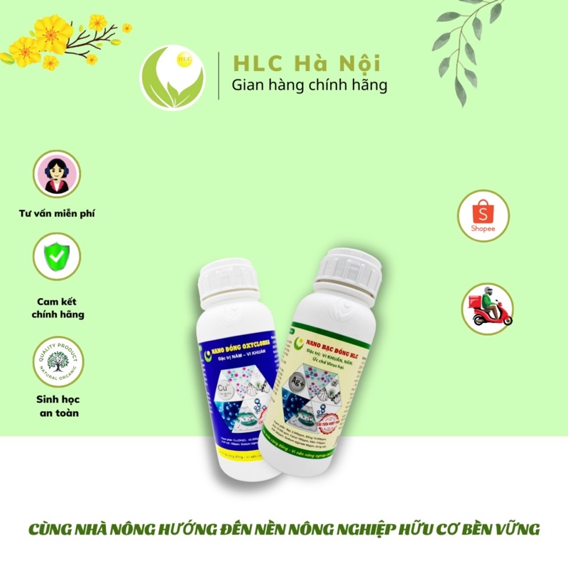 Thuốc sinh học trị Nấm Bệnh cho cây Hoa Hồng, Phong Lan, Cây Cảnh, Cây ăn trái, Rau Màu - Combo 2 chai 250ml
