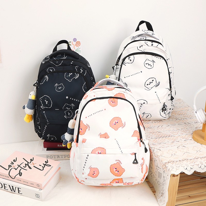 Ba Lô Đi Học / Du Lịch Cỡ Lớn Chống Thấm Nước In Họa Tiết Hoạt Hình Kiểu Nhật Bản Dễ Thương Cho