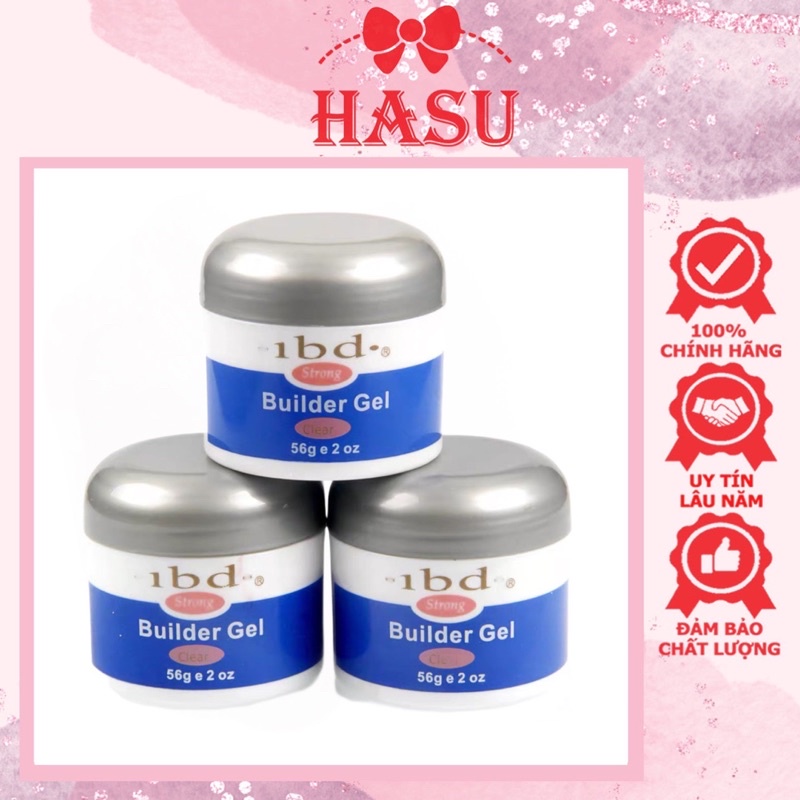 Gel IBD cứng - Gel IBD không nóng ( 56g Clear trong suốt )