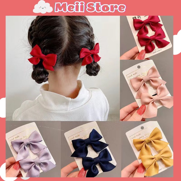 Nơ kẹp tóc tiểu thư siêu xinh cho bé  - Meiistore.hn