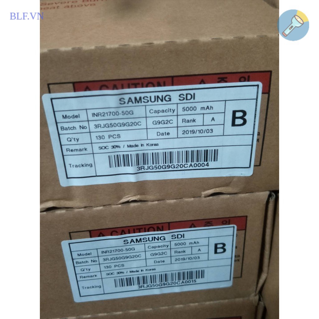 Pin sạc Samsung 21700 50G INR21700-50G 5000mAh xả 10A/15A