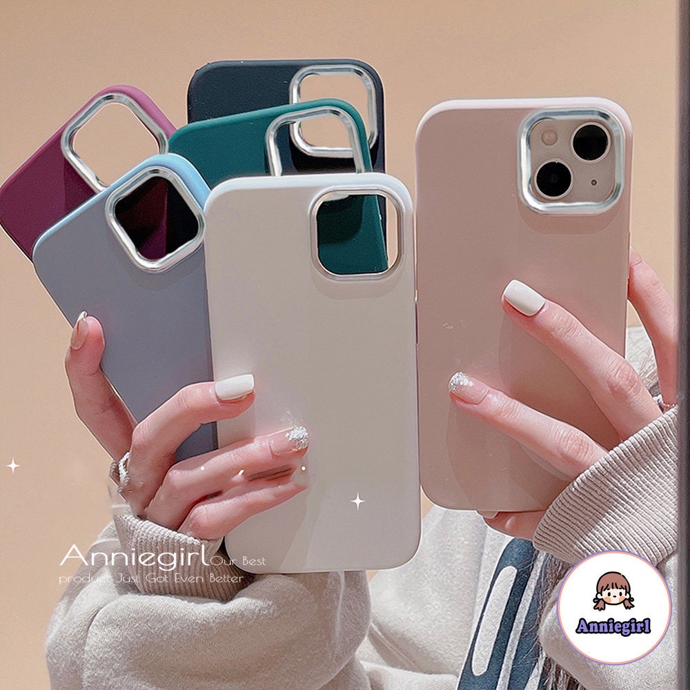 Ốp Điện Thoại Silicon Dẻo Tráng Gương Màu Macaron Siêu Mỏng Chống Sốc Cho IPhone 14 13 12 11 Pro Max