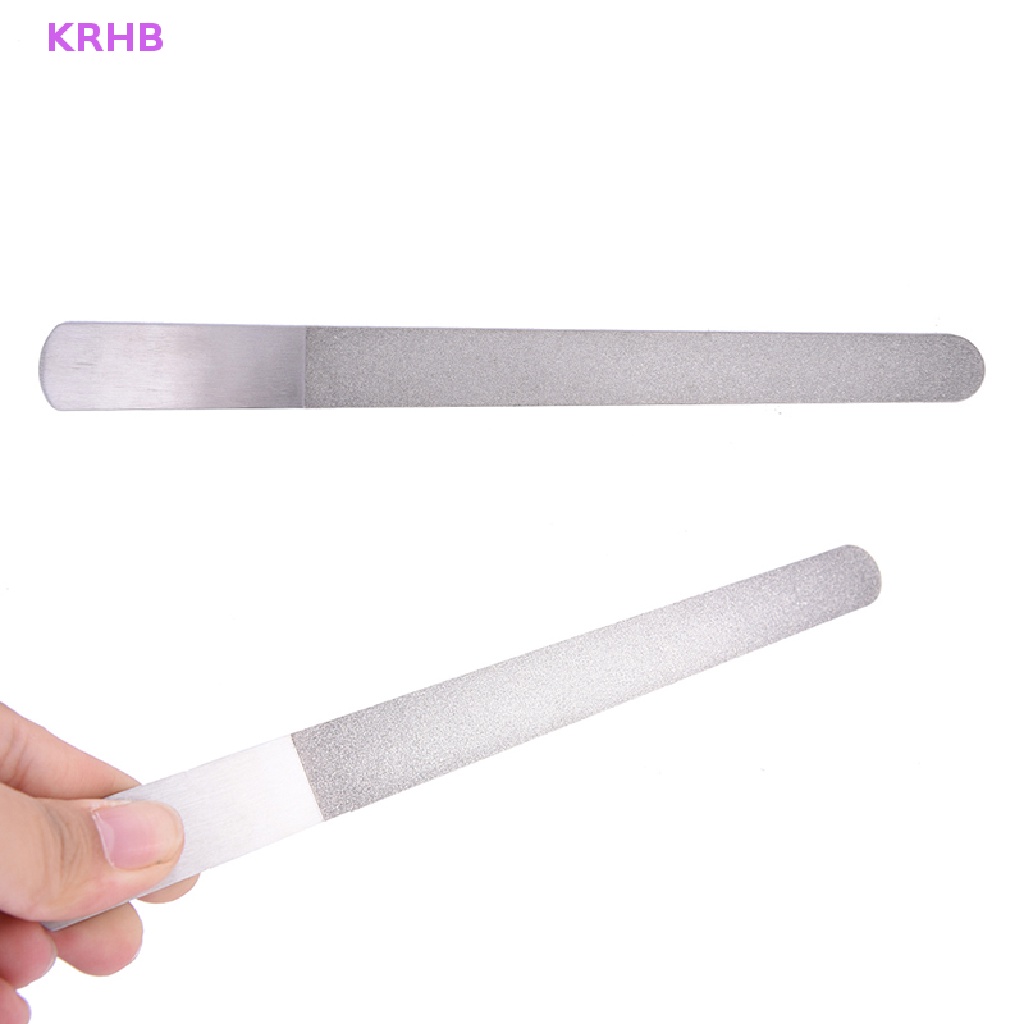 Dũa Móng Hai Mặt Bằng Thép Không Gỉ KRHB Lớn Mới