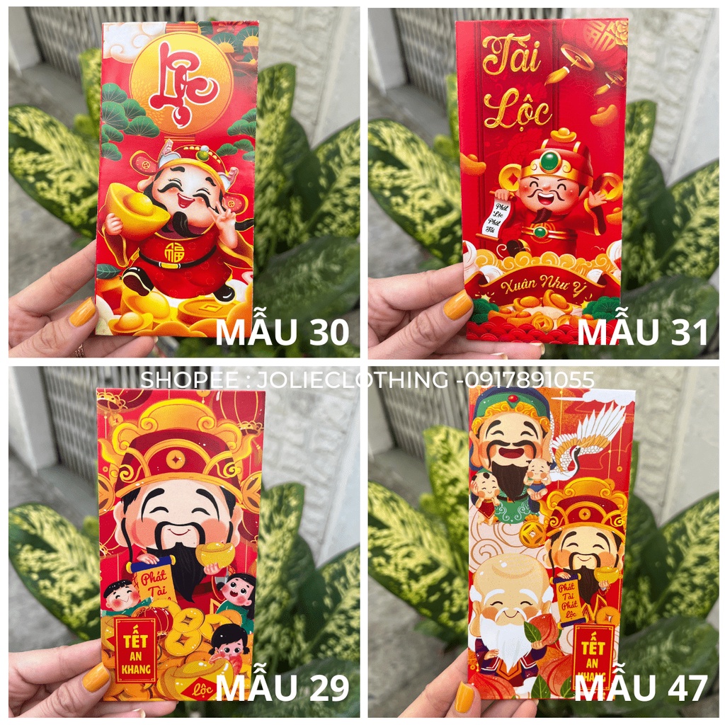 Combo 2000 Bao Lì Xì Tết 2023 Cực Đẹp Được Chọn Mẫu