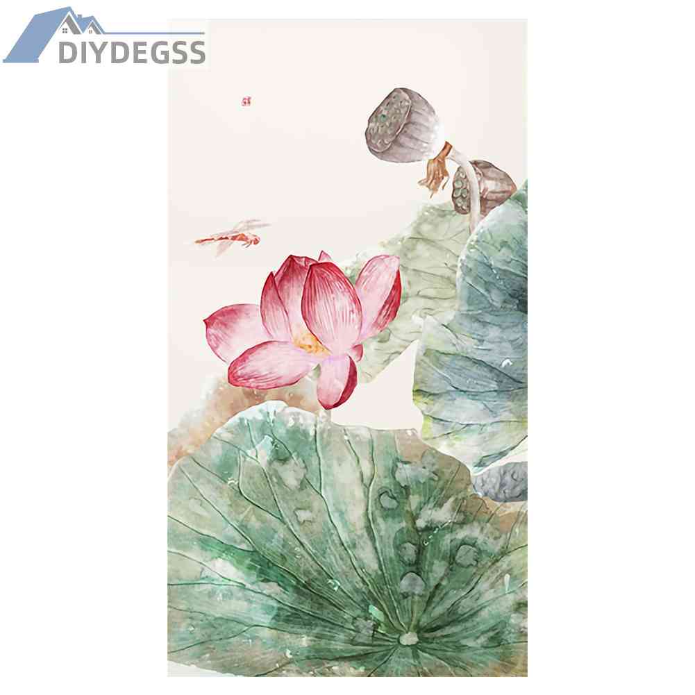 Bộ Tranh Thêu Chữ Thập 11CT Hình Lá Sen