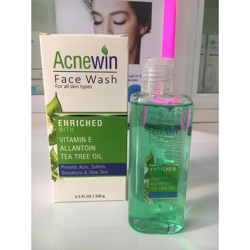 Sữa Rửa Mặt Giảm Mụn Sáng Da  Dịu Nhẹ Dành cho Da Mụn Acnewin Face Wash - Bác sĩ Phương